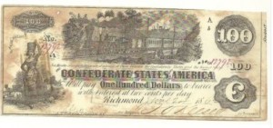 Confederate States Of America money