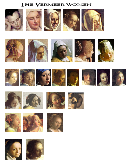Women in the paintings of Vermeer