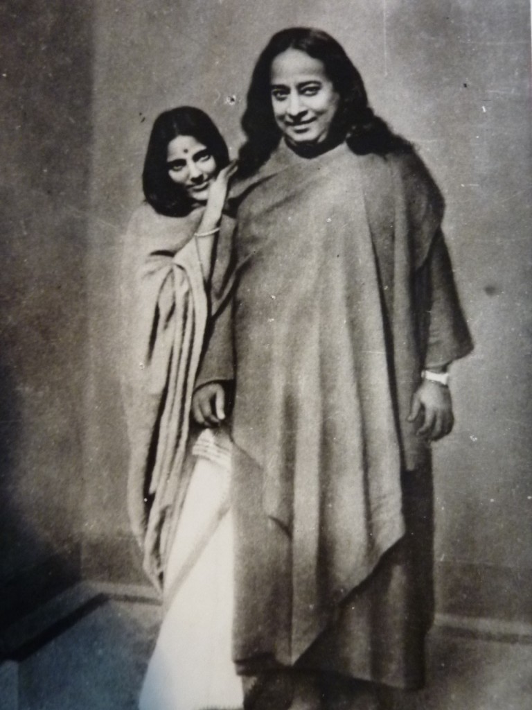 Yogananda with Sri Anandamayi Ma