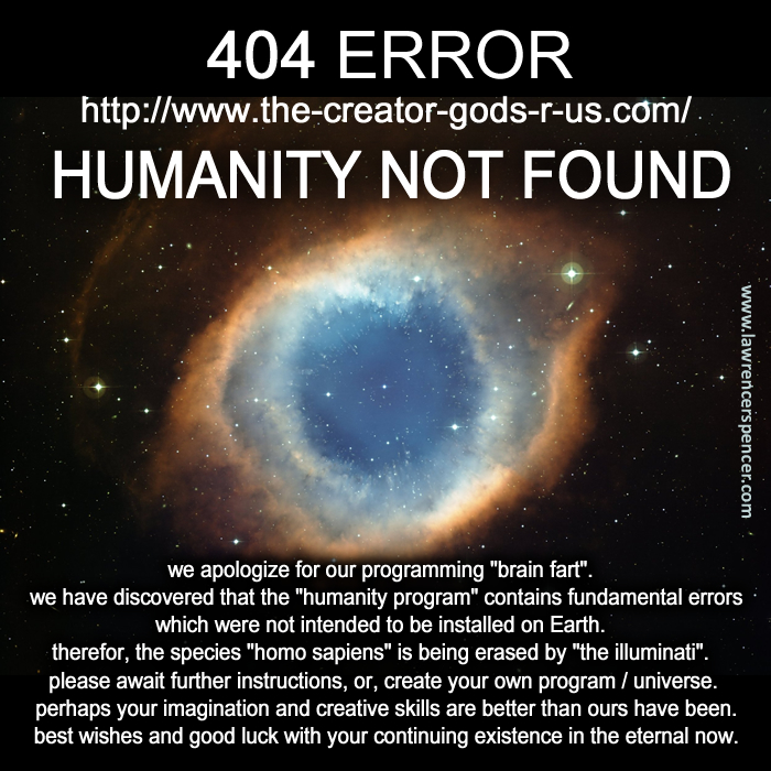 HUMANITY NOT FOUND